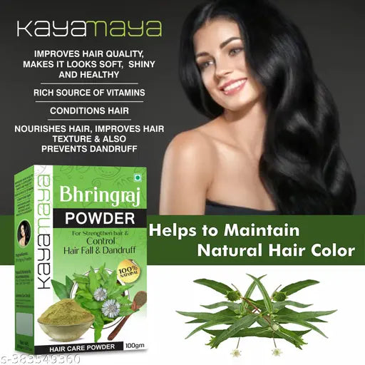 Bhringraj Powder for Nourishment of Skin and Hair (200g PACK OF 2) - Springkart 