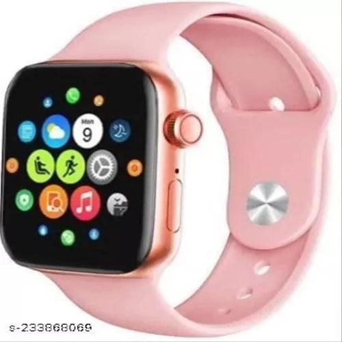 MM Enterprises Pink Smart Watch fitness tracker watch with Smart Feature Touch watch for men women - Springkart 