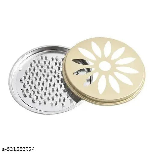 Stainless Steel Mosquito Coil Holder, Mosquito Coil Incense Burner With Cover For Outdoor Use, Deck, Patio, Pool Side, Camping, Hiking And Fishing | Pack - 1, Silver
