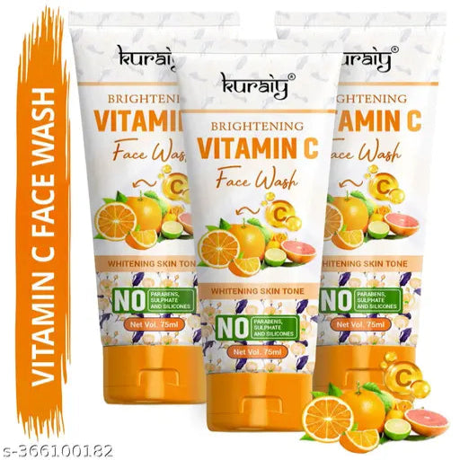 Face Wash Cream With Natural Deep Moisturizing Face wash Tube pack of 3.