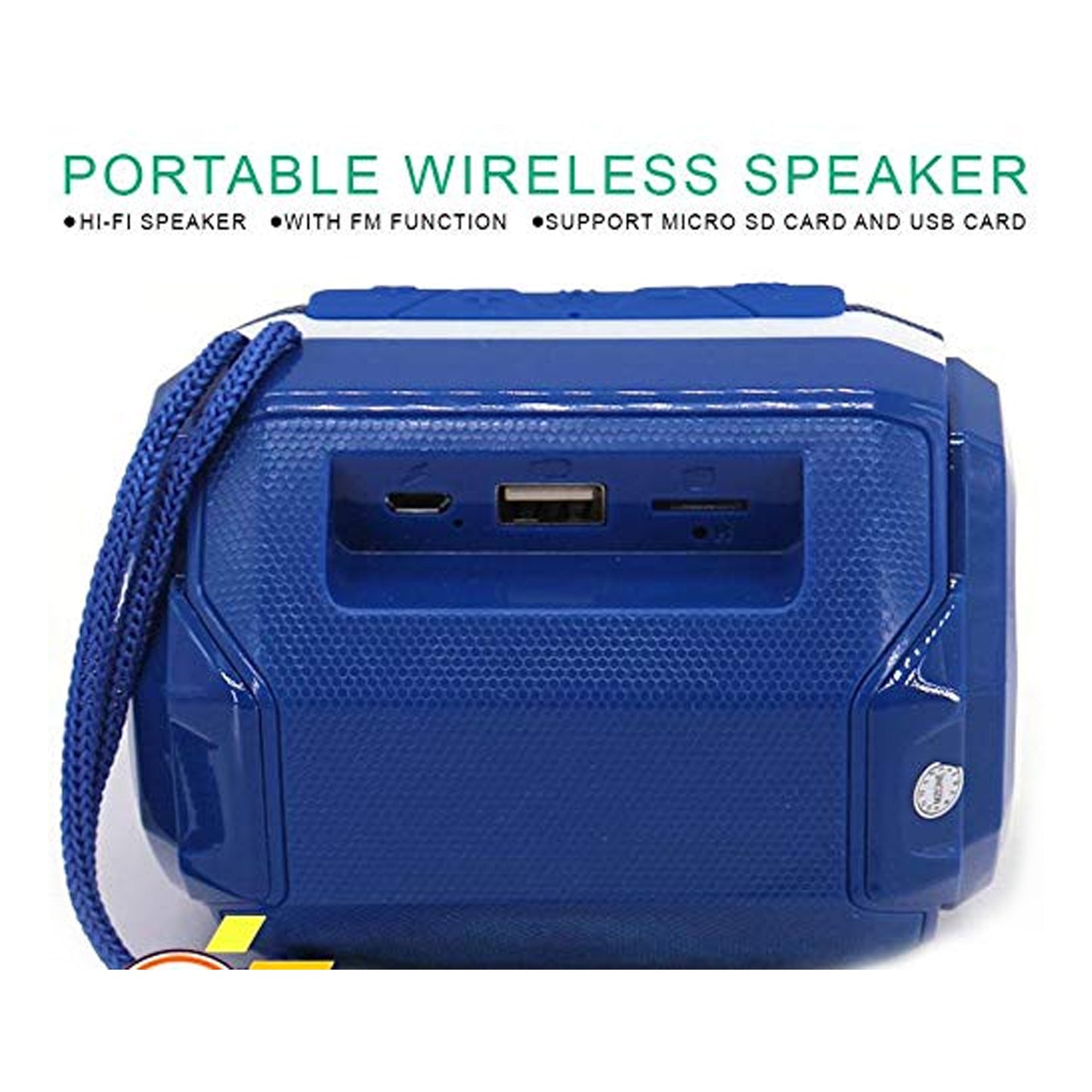 6155 Wireless Rechargeable Portable Premium Dj Bass Multimedia Speaker - Springkart 