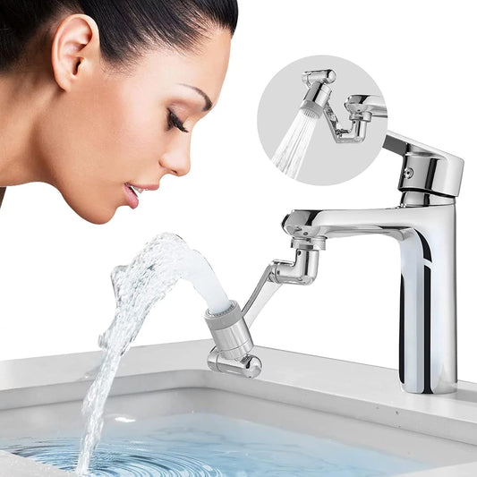 Flexible Faucet Splash Head Extender Aerator Universal Splash Filter Faucet Sprayer (1 Set) - Springkart 