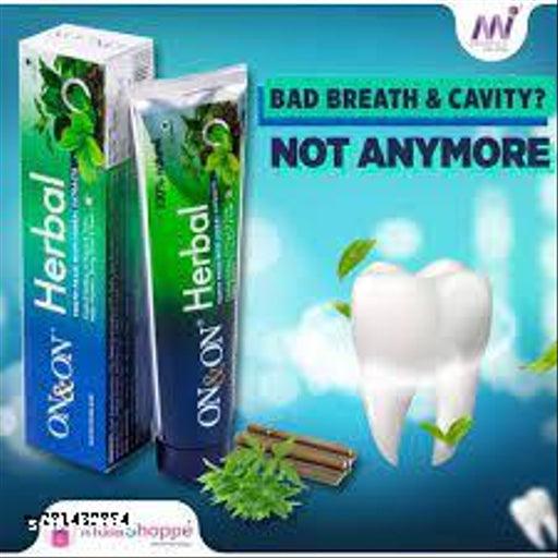 On&On Herbal Tooth Paste With Herbal Extracts 150 Gms( PACK OF 1) - Springkart 