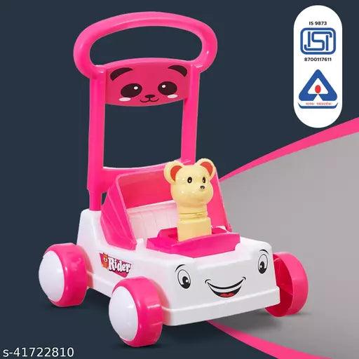 Dash First Step Baby Sit-to-Stand Activity Walker - Baby Push Walker, Baby Walker,9-12 Months Boy, Activity Walker, Baby Walker for 9 to 12 Months, Walker for Kids, Chaal Sahayak, Walker for Baby (Pink) - Springkart 