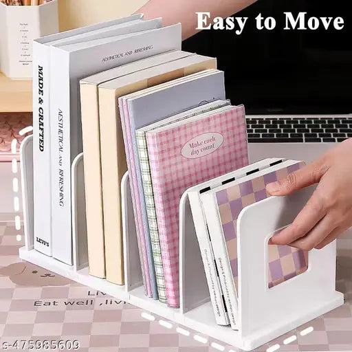 Multifunctional Desk Organizer – Book, File, Magazine, Newspaper Holder for Office & Home, Durable Table Storage Stand for Easy Organization
