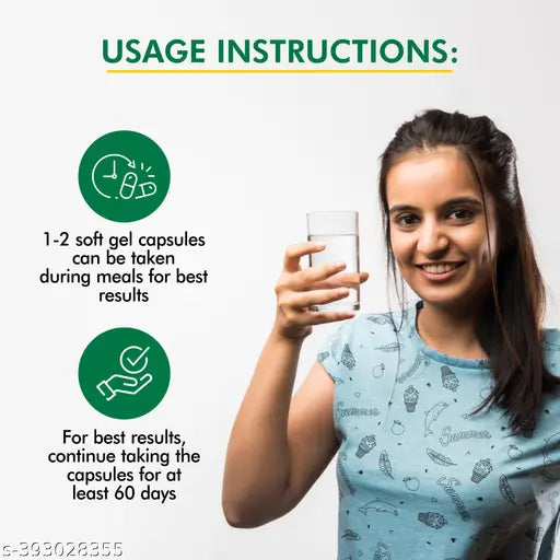 Weight Management Tablets (60 Tablets) & Fytika Omega 1000 Omega 3 Fatty Acid Capsules(60 Capsules) - Springkart 