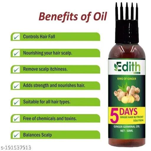 Germinal 5 DAYS Ginger Hair Nutrient Solution Hebal Oil Hair Oil