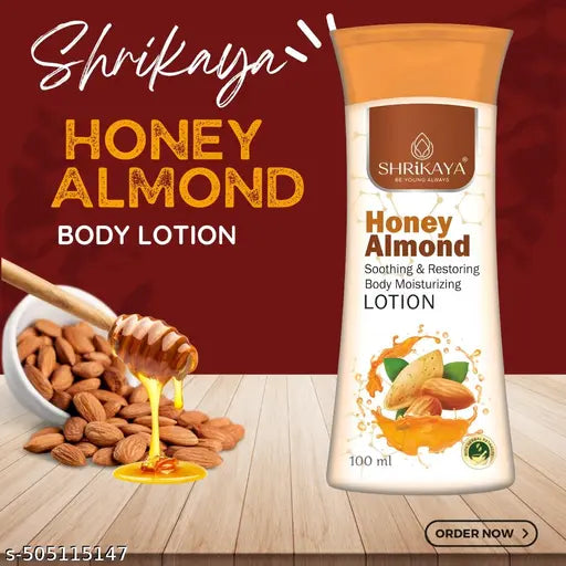 Soothing Hney & Almonds Lotion – Pack of 2 (100ml Each) with Shea Butter - Springkart 