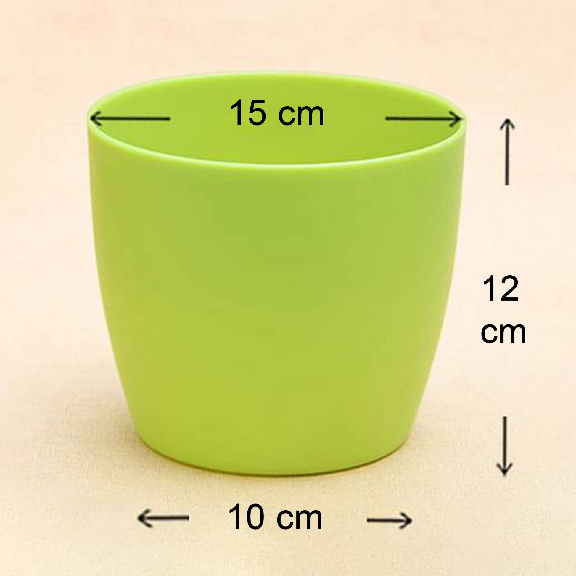 Flower Pots Round Shape For Indoor / Outdoor Gardening - Springkart 