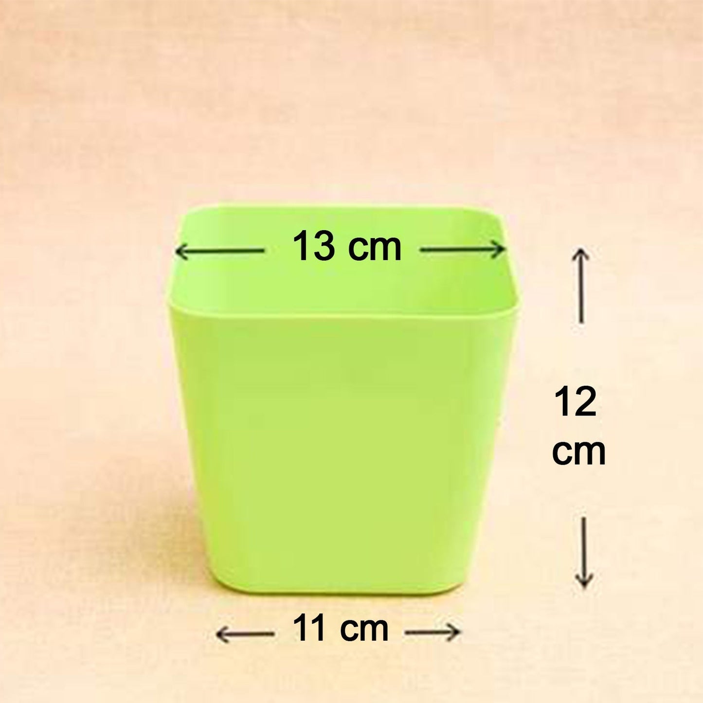 Flower Pots Square Shape For Indoor / Outdoor Gardening - Springkart 