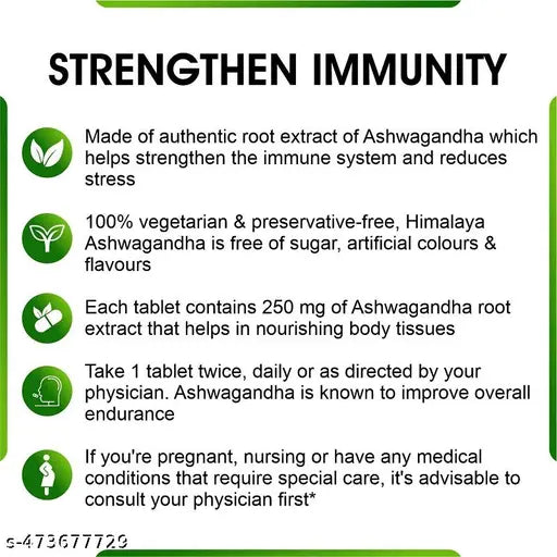 ASHWAGANDHA CAPSULE 60 PACK OF 2 - Springkart 
