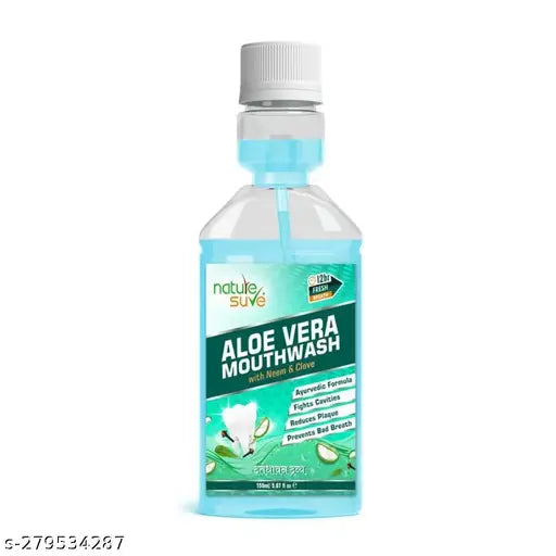 Nature Sure Aloe Vera Mouthwash with Neem and Clove for Oral Health - 1 Pack (150ml) - Springkart 