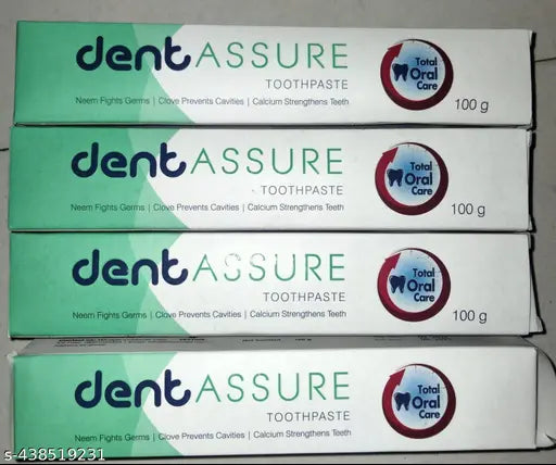 ashit NEEM CLOVE AND CALCIUM TOOTHPASTE 100GM || PACK OF 4