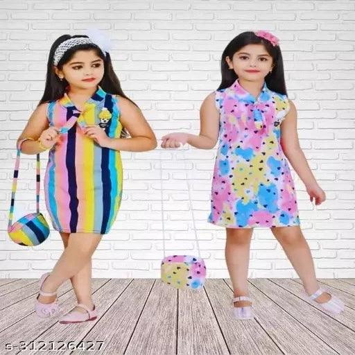 Classy and Pretty Girls Combo Dresses - Springkart 