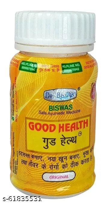 Dr. Biswas GOOD HEALTH CAPSULE & FEROTONE IRON & VITAMIN TONIC FOR WEIGHT LOSS,GENERAL WEAKNESS,BODY BUILDING,MUSCLE WASTING,LIVER OR DIGESTIVE DISORDER,GASTRIC,ACIDITY,LOSS OF APPETITE,ANEMIA,NATURAL SOURCE OF VITAMIN,CALCIUM & MINERALS|COMBO PACK OF 2|