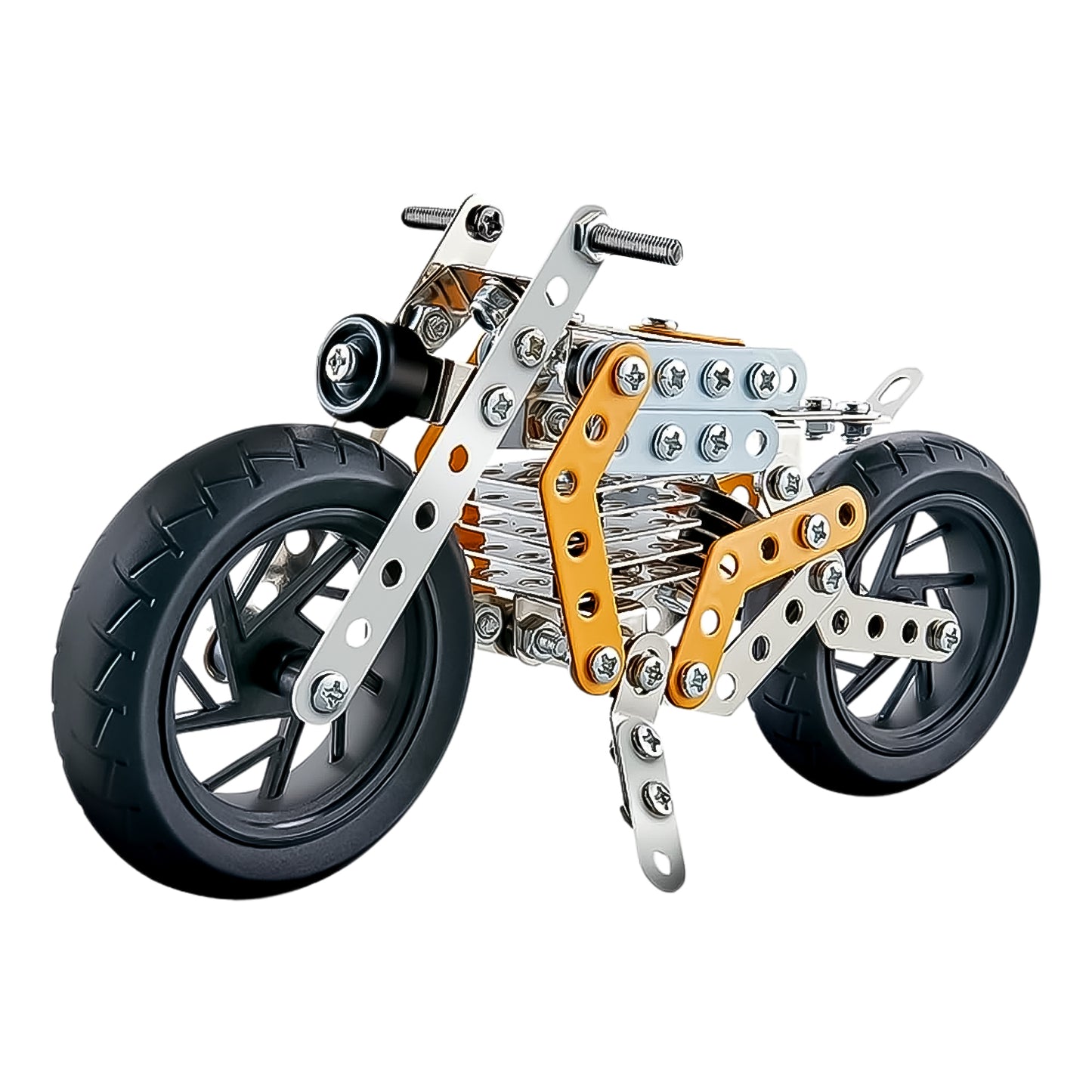 Metal Diy Bike Building Blocks For Kids (Bike 162 Pc Of Bike Tool 1 Set) - Springkart 
