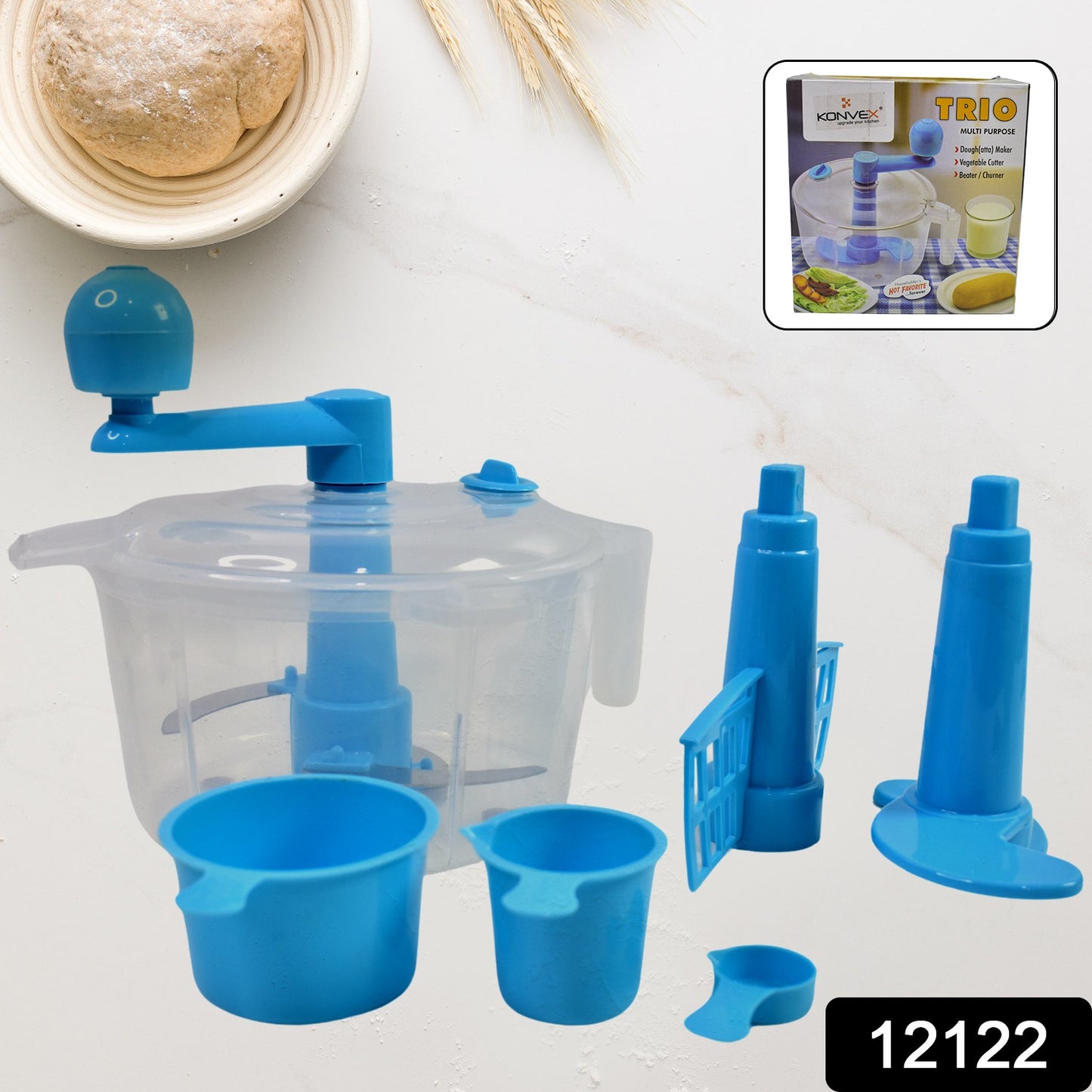 Dough Maker Machine With Measuring Cups (Aata Maker 1 Set) - Springkart 