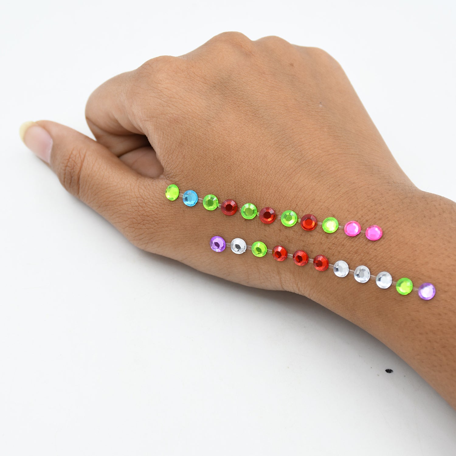 Self Adhesive Multi Size Shaped Shining Stones Crystals Stickers For Art Craft Mobile Phone Decoration Jewellery Making School Projects Creative Work - Springkart 