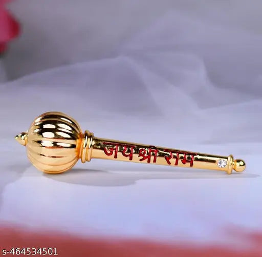 SP Handicrafts Brass Hanuman Gada, Hanuman Sota, Bajrang Bali Gada for Home Office Temple ( Pack of 1)