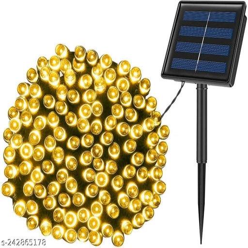 Solar Light 32 ft, 100 LED, Solar Powered Decoration Outdoor String Lights Waterproof Fairy Lights for Garden Wedding Party Outdoor Decor Warm White (Pack of 1) - Springkart 