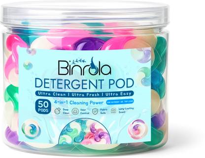Binrola 4in1 Regular Detergent Pod (50 Pods) Ocean Detergent Pod (50 Pods)