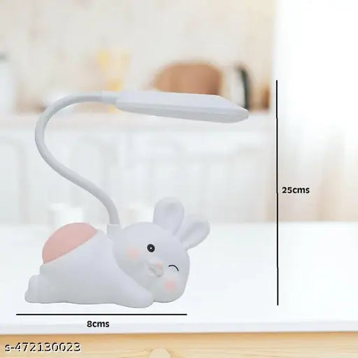 Study/Desk Lamp for Kids Girls - Rechargeable USB LED Cute Cartoon Desk Lamp