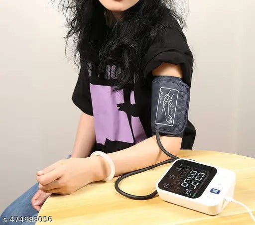 Rechargeable Digital Fully Automatic BP Monitor with Talking Function Intellisense Technology Cuff Kit, Glucometer for testing of Blood sugar levels & Pulse Oximeter with Oxygen Saturation Monitor (Pack of 3)