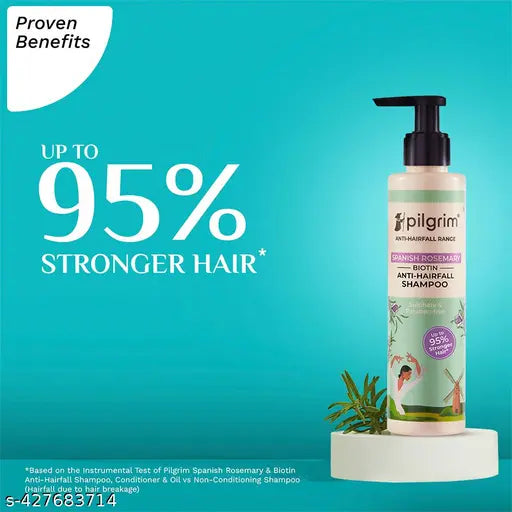 Pilgrim Rosemary Anti Hairfall Shampoo (200ml) | For Men & Women