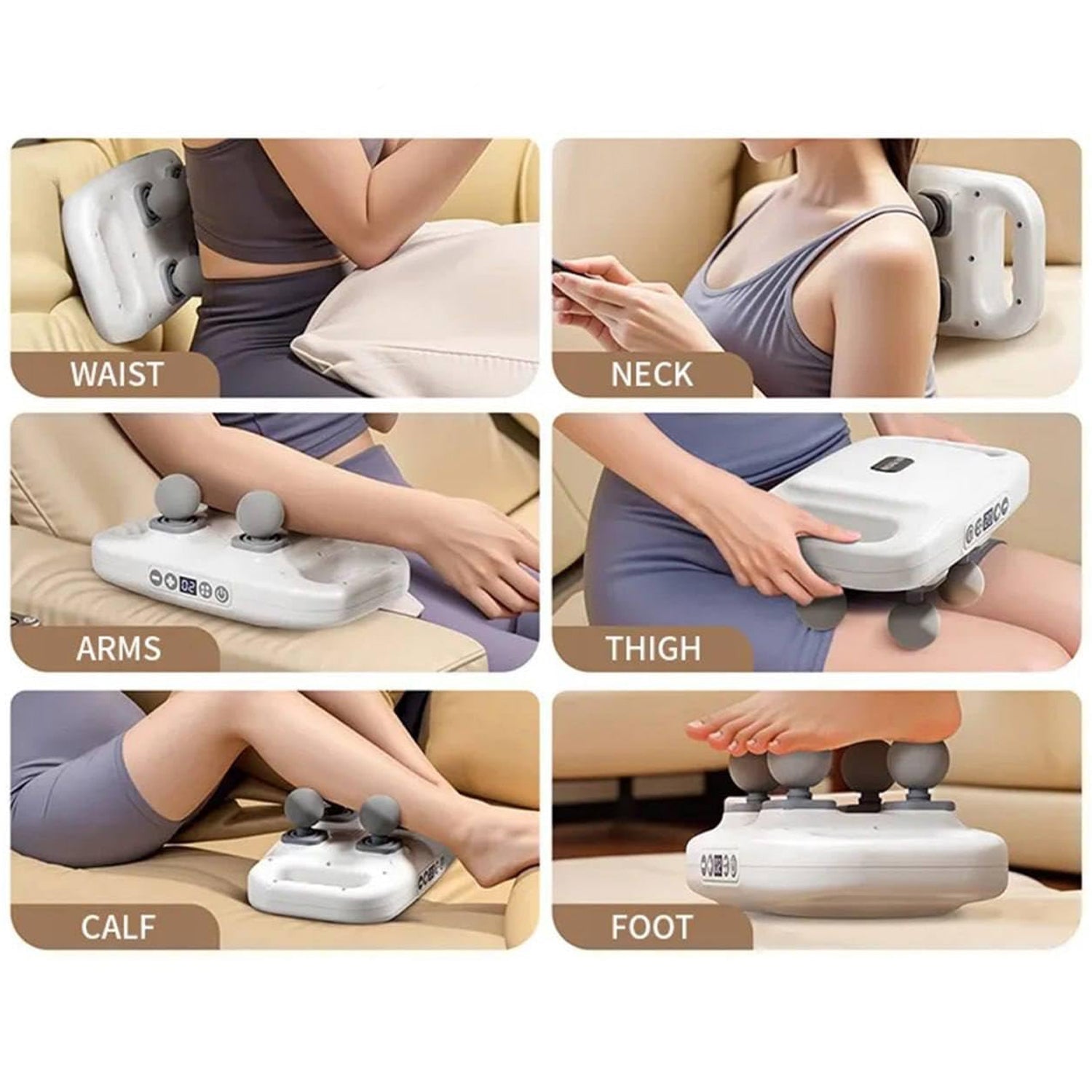 4 Heads Massage Gun Machine For Pain Relief - Springkart 