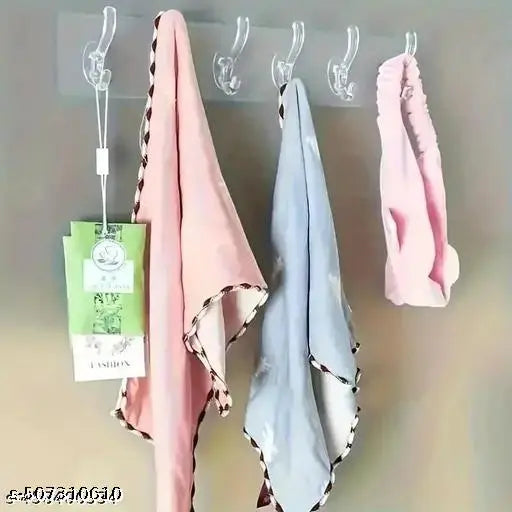 (Pack Of 3) 6 In 1 Self Adhesive Wall Hooks, Heavy Duty Sticky Hooks for Hanging