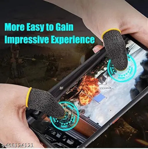 PUBG GAMING SLEEVES PACK OF 5 PAIR, Anti Slip Mobile Gaming Finger Sleeve (10 Pieces) for PUBG/Free Fire