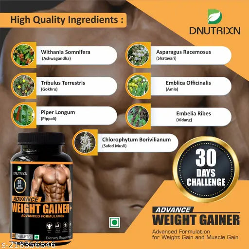 Advance Weight Gainer Tablets 30 | 30 Days Challenge