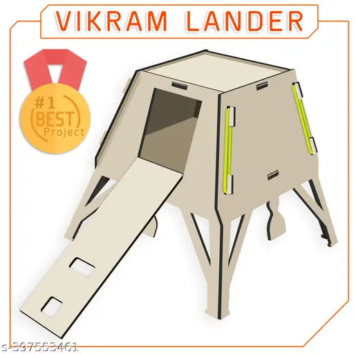 Chandrayaan-3 Lander, Rover project model – School Science project kit with infographics and tutorials