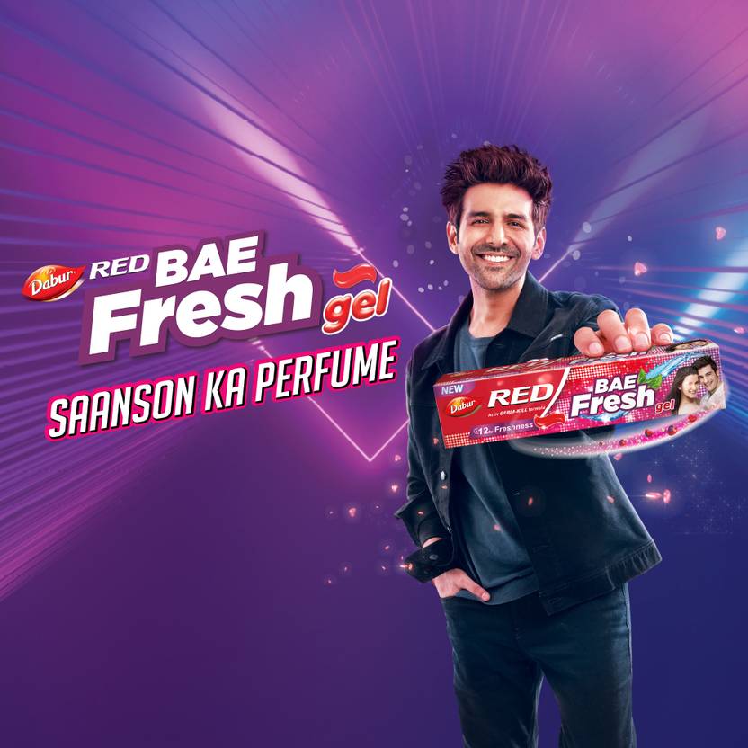 Dabur Red Bae Fresh Gel Fights Bad Breath, Cavity Germs & Plaque 12hr Freshness Toothpaste (600 g)