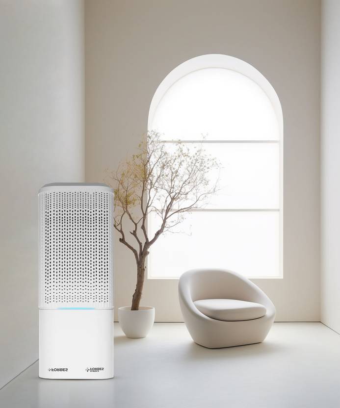 EUREKA FORBES AP 355 4-Stage HEPA & Surround 360° Air Technology Portable Room Air Purifier  (White)