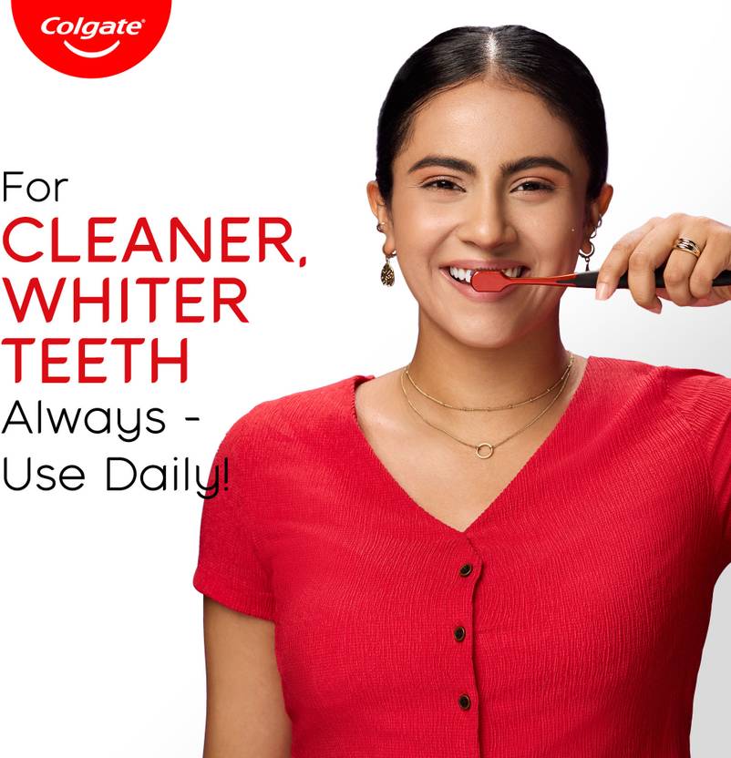 Colgate Visible White Teeth Whitening Toothpaste, 360g, 120g X 3 and Jade Roller Toothpaste (360 g, Pack of 4)