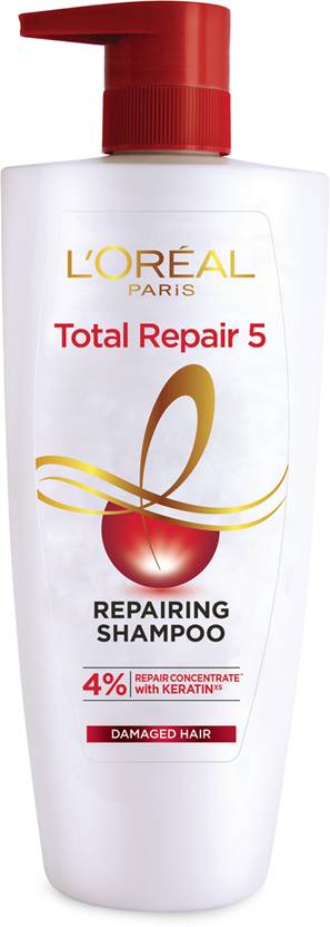 L'Oréal Paris Total Repair 5 Shampoo | Pro-Keratin & Ceramide For Damaged and Weak Hair  (1 L)