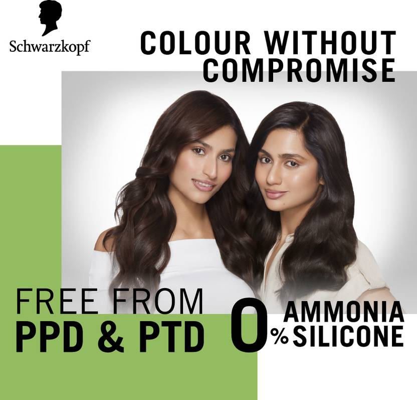 Schwarzkopf Simply Colour Permanent Hair Colour For 100% Grey Coverage - 1.00 Natural Black , Natural black