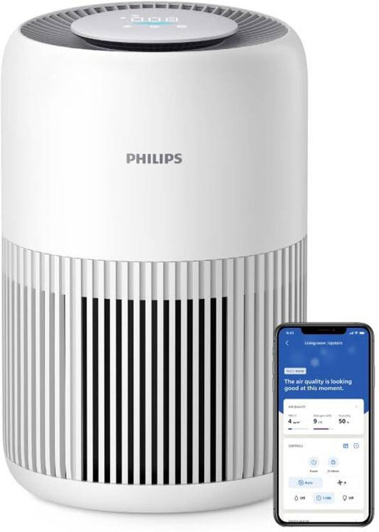 PHILIPS AC0950/60 CADR 250 m3/h, covers up to 300 sqft, Digital Portable Room Air Purifier  (Arctic White)