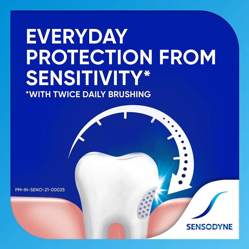 SENSODYNE Fresh Gel Combo for daily sensitive protection Toothpaste (450 g, Pack of 3)