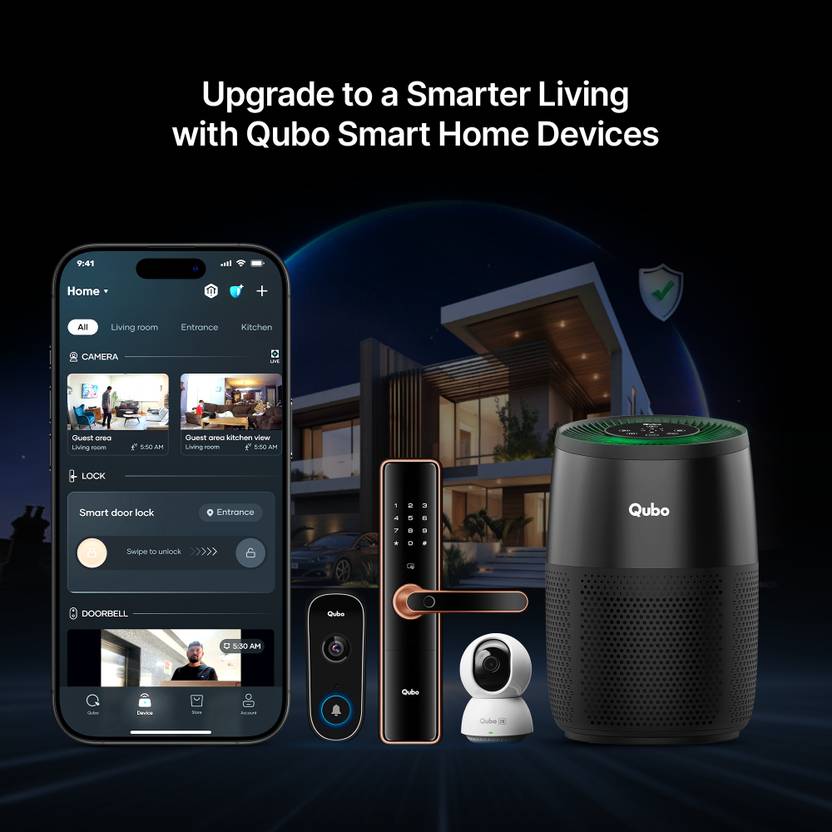 Qubo R250 Room Air Purifier  (Black)