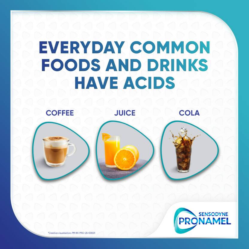 Sensodyne Pronamel Enamel Care paste with Cavity Protection & Fresh Breath Daily Protection 4x70g Toothpaste (280 g, Pack of 4)