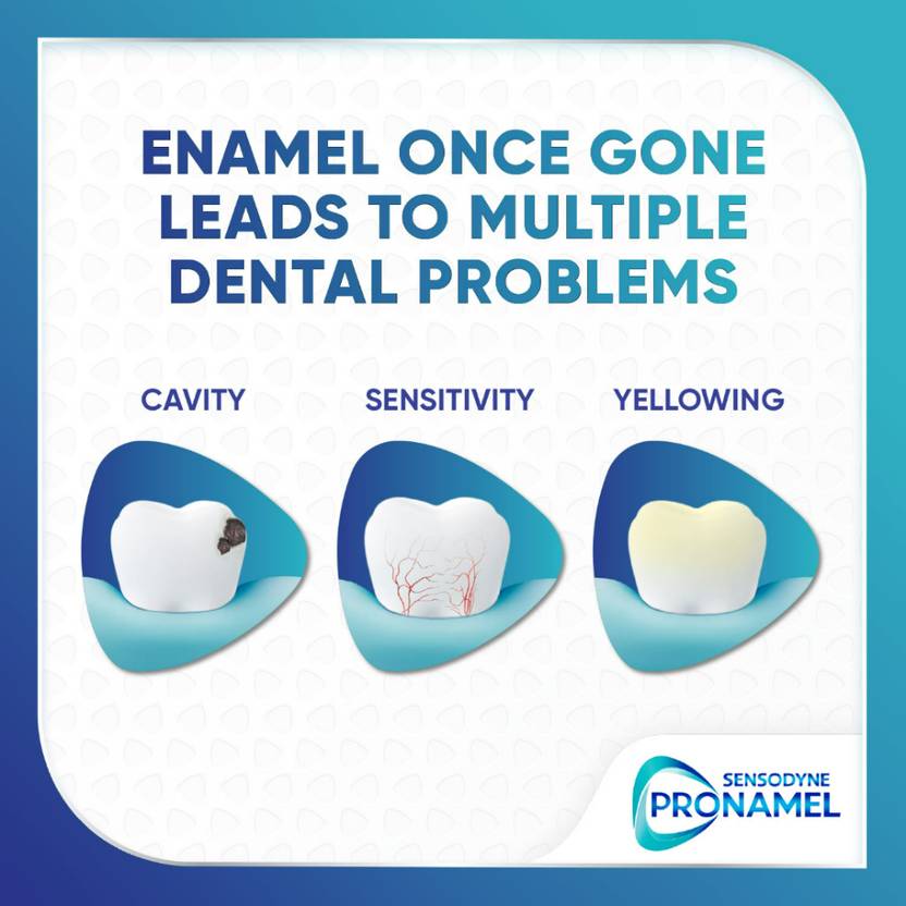 Sensodyne Pronamel Enamel Care paste with Cavity Protection & Fresh Breath Daily Protection 4x70g Toothpaste (280 g, Pack of 4)