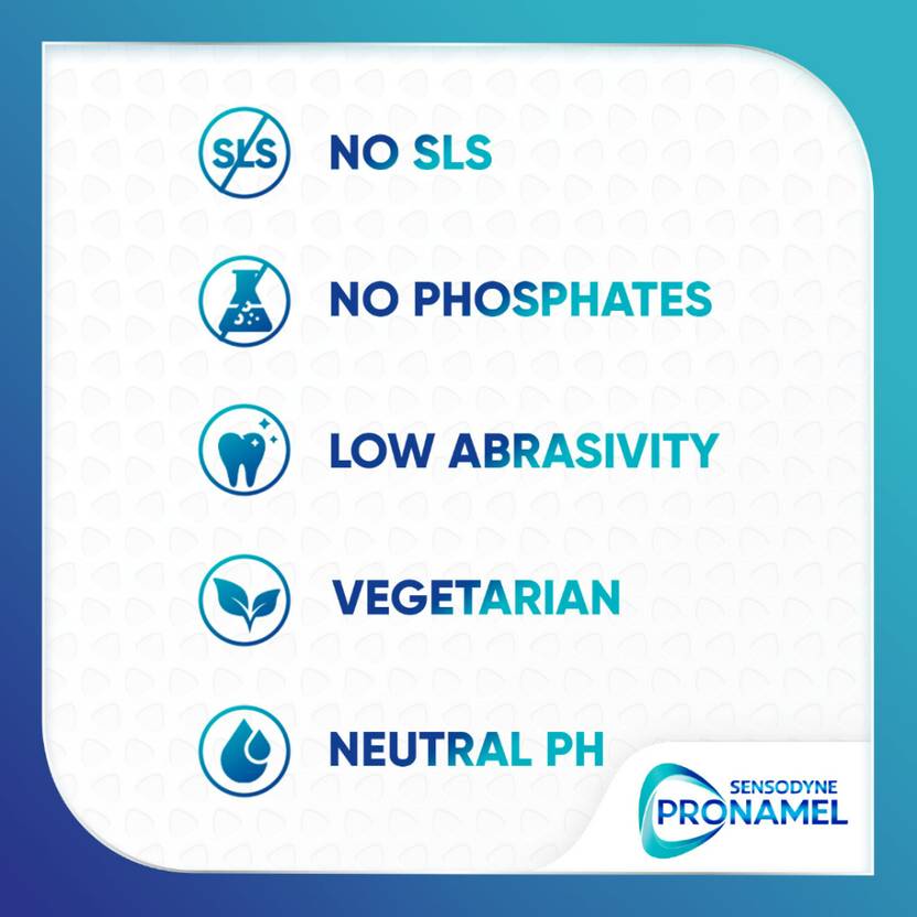 Sensodyne Pronamel Enamel Care paste with Cavity Protection & Fresh Breath Daily Protection 4x70g Toothpaste (280 g, Pack of 4)