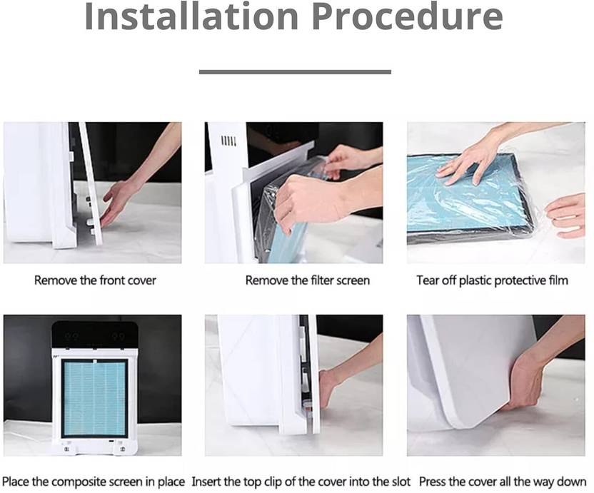 BePURE B1 4 Stage HEPA Filtration 500 sq.ft Coverage Remote control based Room Air Purifier  (Light Grey)