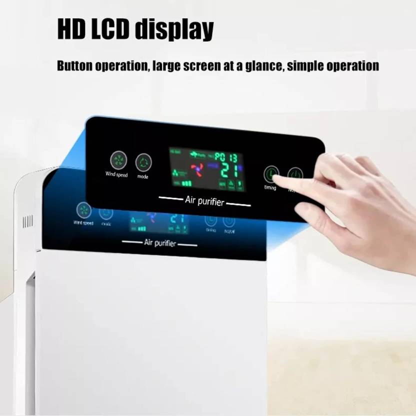 BePURE B1 4 Stage HEPA Filtration 500 sq.ft Coverage Remote control based Room Air Purifier  (Light Grey)