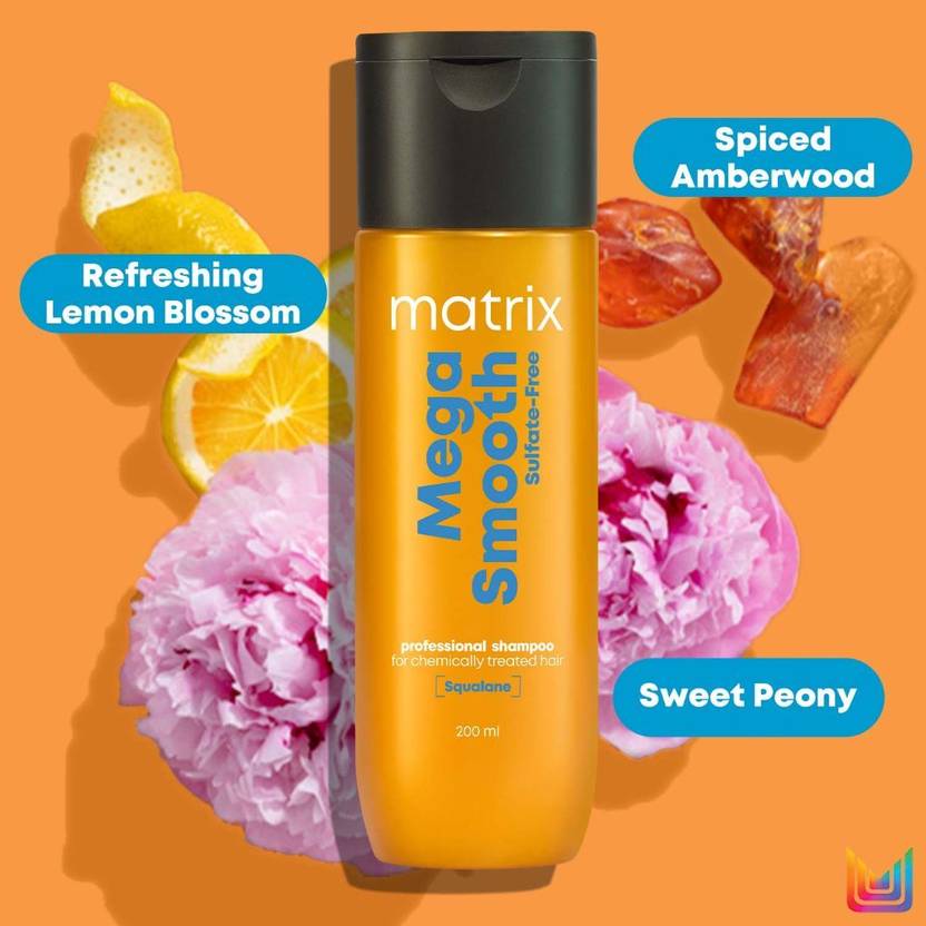 MATRIX Mega Smooth Sulfate-Free combo,Professional shampoo+conditioner+FREE mini Mask (3 Items in the set)