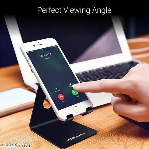 Portronics MODESK Universal Mobile Holder (Black)