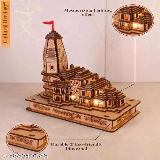 Shri Ram Mandir Ayodhya Temple with LED - Springkart 