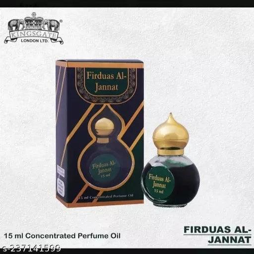 FIRDUAS AL-JANNAT Glass bottel attar 100% Original 15ml